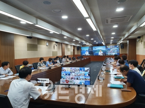 온질환 사망자를 막기 위한 경상북도 관련 부서들의 합동 대채개회의가 9일 열렸다